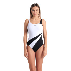 Arena Bodylift LILIANA U BACK Black White -  Maillot Aquagym et Piscine Bodylift