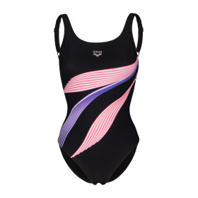 Arena Bodylift ROSALBA U BACK Black Black Multi  -  Maillot Aquagym et Piscine Bodylift