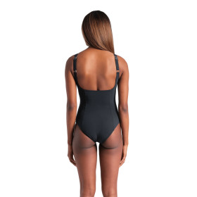 Arena Bodylift  GIULIANA SQUARED Back Night Grey  -  Maillot Aquagym et Piscine Bodylift