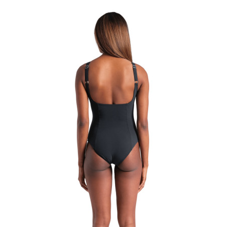 Arena Bodylift GIULIANA SQUARED Back Night Grey - Maillot Aquagym et Piscine Bodylift | Les4Nages