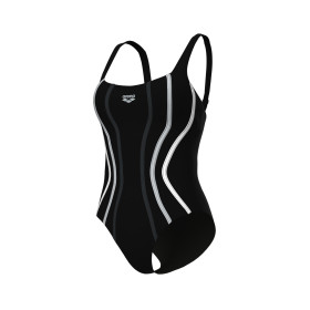 Arena Bodylift  SOFIA SOFT CURVE Black Black   -  Maillot Aquagym et Piscine Bodylift