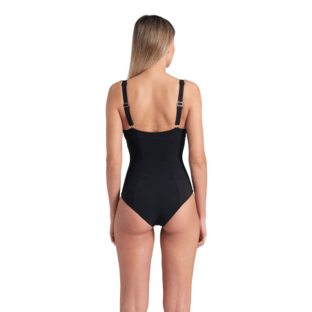 Arena Bodylift SOFIA SOFT CURVE Black Black - Maillot Aquagym et Piscine Bodylift | Les4Nages