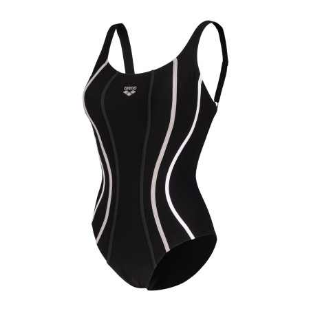 Arena Bodylift SOFIA SOFT CURVE Black Black - Maillot Aquagym et Piscine Bodylift | Les4Nages