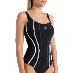 Arena Bodylift  SOFIA SOFT CURVE Black Black   -  Maillot Aquagym et Piscine Bodylift