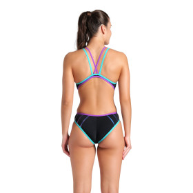 Arena ONE Metallic Paint Black Water Purple  -  Maillot Natation Femme