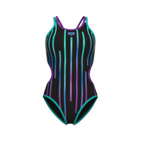 Arena ONE Metallic Paint Black Water Purple  -  Maillot Natation Femme