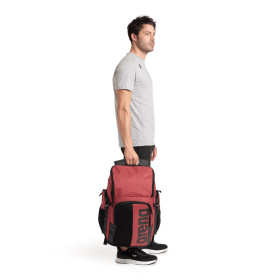 ARENA SPIKY 3 BACKPACK 45L Crimson Black  - Sac à Dos Natation, Sport et Piscine