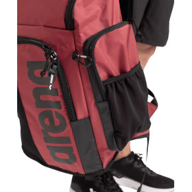 ARENA SPIKY 3 BACKPACK 45L Crimson Black  - Sac à Dos Natation, Sport et Piscine