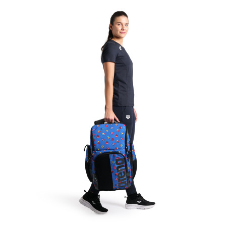 ARENA SPIKY 3 BACKPACK 45L Allover CUPCAKES - Sac à Dos Natation, Sport et Piscine  | Les4Nages