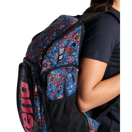 ARENA SPIKY 3 BACKPACK 45L Allover MICRO FLORAL - Sac à Dos Natation, Sport et Piscine  | Les4Nages