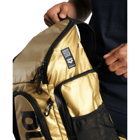 ARENA SPIKY 3 BACKPACK 45 Ltd GOLD - Sac à Dos Natation, Sport et Piscine  | Les4Nages