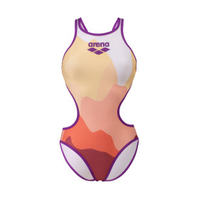 Arena ONE Morning Light   Purple Rose  - Maillot de bain femme 1 pièce