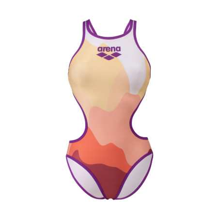 Arena ONE Morning Light Purple Rose - Maillot de bain femme 1 pièce | Les4Nages