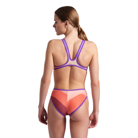 Arena ONE Morning Light Purple Rose - Maillot de bain femme 1 pièce | Les4Nages