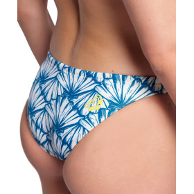 ARENA Real  Brief R - White Multi Yellow Star   - Bas 2 pièces Natation et Plage