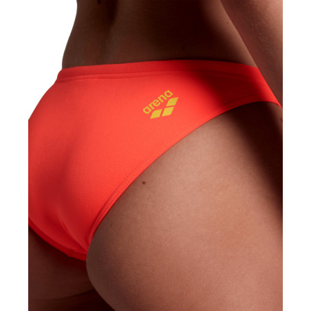 ARENA Real Brief R - Bright Coral Yellow - Bas 2 pièces Natation et Plage | Les4Nages