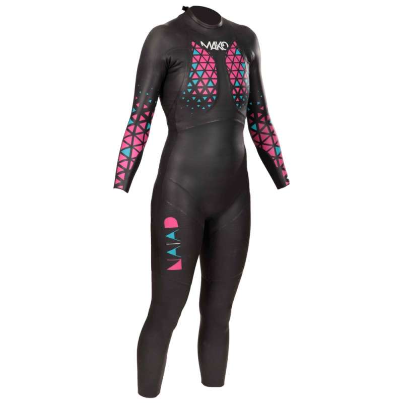 Mako Naiad 3.0 Femme - Combinaison Triathlon Néoprène Femme | Les4Nages