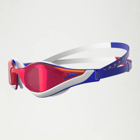 SPEEDO Fastskin Pure Focus Mirror rouge/bleu - Lunettes Natation