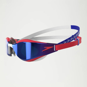 SPEEDO Fastskin HYPER ELITE MIRROR Red Blue - Lunettes Natation 