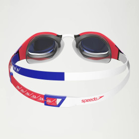 SPEEDO Fastskin HYPER ELITE MIRROR Red Blue - Lunettes Natation 