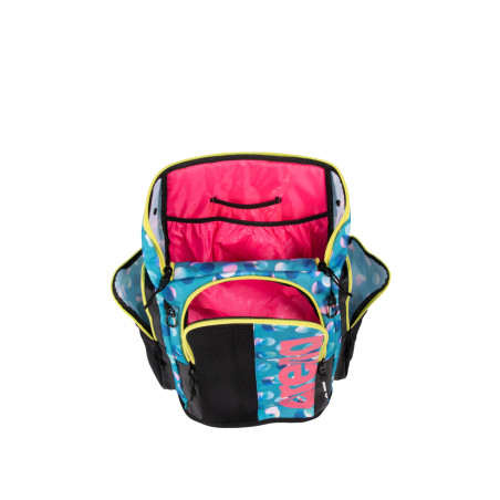 ARENA SPIKY 3 BACKPACK 45L Allover Confetti - Sac à Dos Natation et Piscine  | Les4Nages