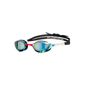 ARENA Cobra EDGE Swipe Mirrror  FIREFLOW Aqua White - Lunettes Natation