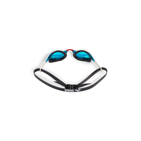 ARENA Cobra EDGE Swipe Mirror FIREFLOW Aqua White - Lunettes Natation | Les4Nages