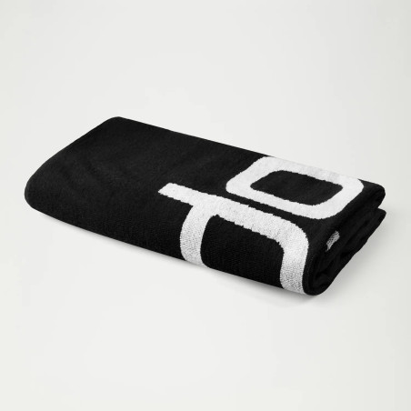 Speedo LOGO Towel Noir / Blanc - Serviette Natation | Les4Nages