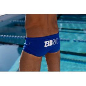 ZEROD Trunks Blue Light Blue Trunks Natation - Boxer Natation Homme