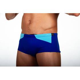 ZEROD Trunks Blue Light Blue Trunks Natation - Boxer Natation Homme