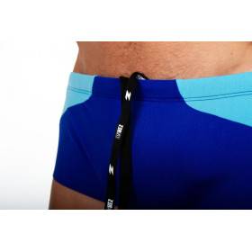 ZEROD Trunks Blue Light Blue Trunks Natation - Boxer Natation Homme