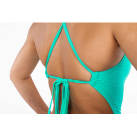 ZEROD Light Turquoise  - Maillot de bain Natation Femme 1 pièce