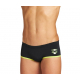 ARENA One biglogo Low waist short - Black Soft Green - Boxer natation Homme