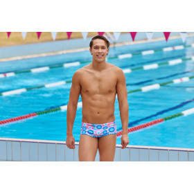 FUNKY TRUNKS Bundjalung Blue Sidewinder trunks - Boxer natation homme