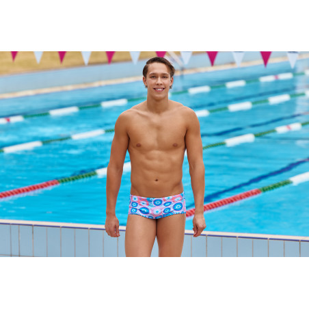 FUNKY TRUNKS Bundjalung Blue Sidewinder trunks - Boxer natation homme | Les4Nages