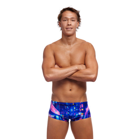 FUNKY TRUNKS Cyber City Sidewinder trunks - Boxer natation homme | Les4Nages