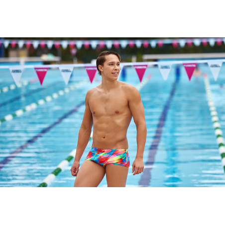 FUNKY TRUNKS Stroked Classic trunks - Boxer natation homme | Les4Nages