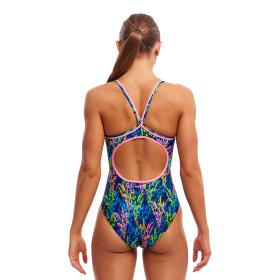 FUNKITA Midnight Meadow Diamond Back - Maillot natation Femme