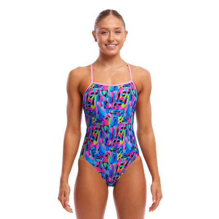 FUNKITA Funk & Blues Single Strap - Maillot natation Femme  | Les4Nages