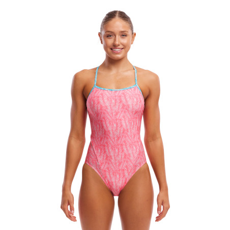 FUNKITA Sweet Releaf Single Strap - Maillot natation Femme  | Les4Nages