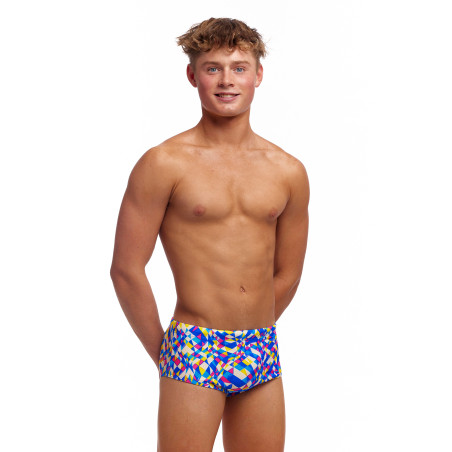 FUNKY TRUNKS(8-14 ans) Time Warp - Boxer Natation Junior  | Les4Nages