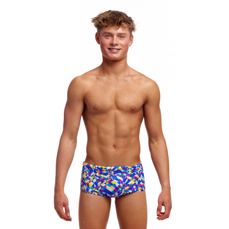 FUNKY TRUNKS(8-14 ans) Time Warp - Boxer Natation Junior  | Les4Nages