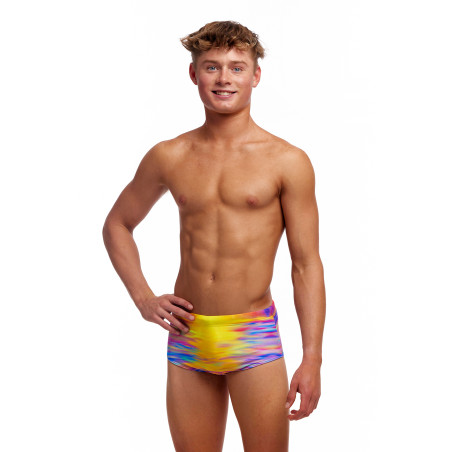 FUNKY TRUNKS(8-14 ans) Darkinjung Sunset - Boxer Natation Junior  | Les4Nages