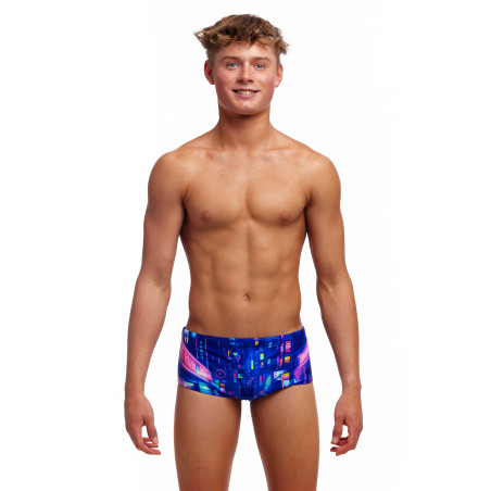 FUNKY TRUNKS(8-14 ans) Cyber City - Boxer Natation Junior  | Les4Nages