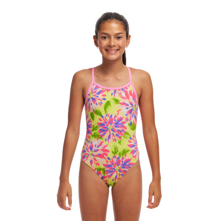 FUNKITA (8-14ans) Spring Sun Single Strap - Maillot de bain Natation Fille 1 piece | Les4Nages