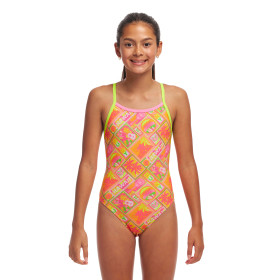 FUNKITA (8-14ans) Hula Bula Single Strap - Maillot de bain Natation Fille 1 piece