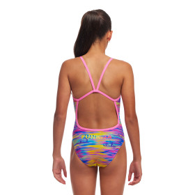 FUNKITA (8-14ans) Darkinjung Sunset Single Strap - Maillot de bain Natation Fille 1 piece