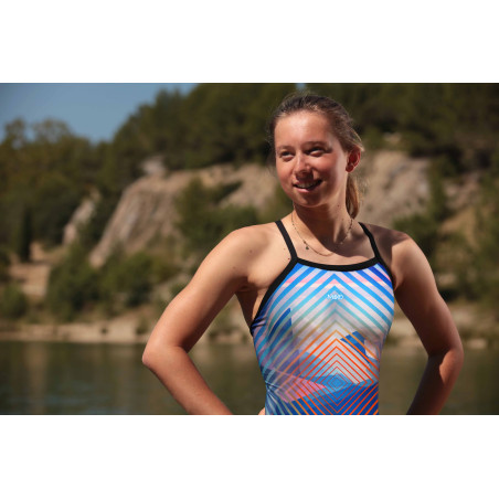 MAKO Diamond Peak - Dos Nereid - Maillot Femme Natation | Les4Nages