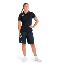 Polo Femme ARENA  Solid Team Line  - Navy