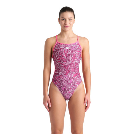 Arena Octobre Rose - Maillot de bain femme Pink Dahlia Lace Back | Les4Nages